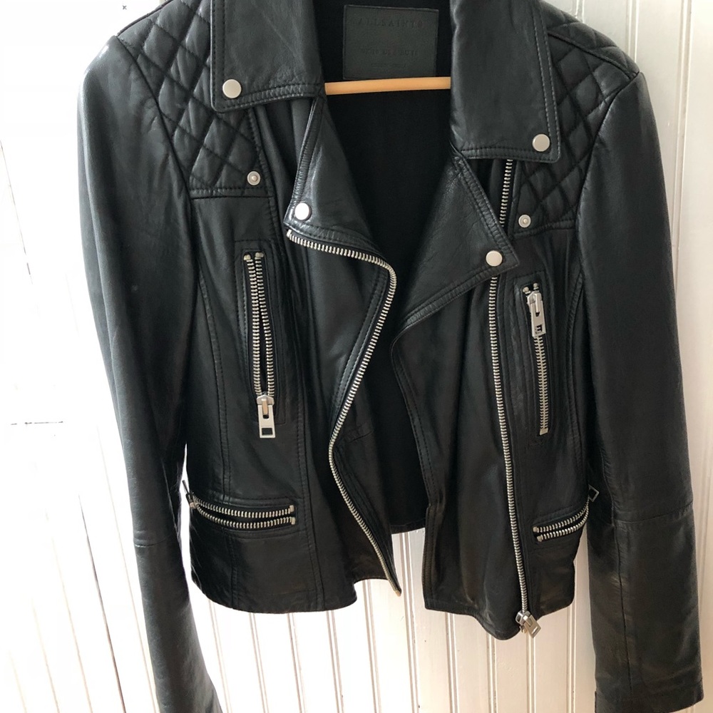 Black leather Jacket